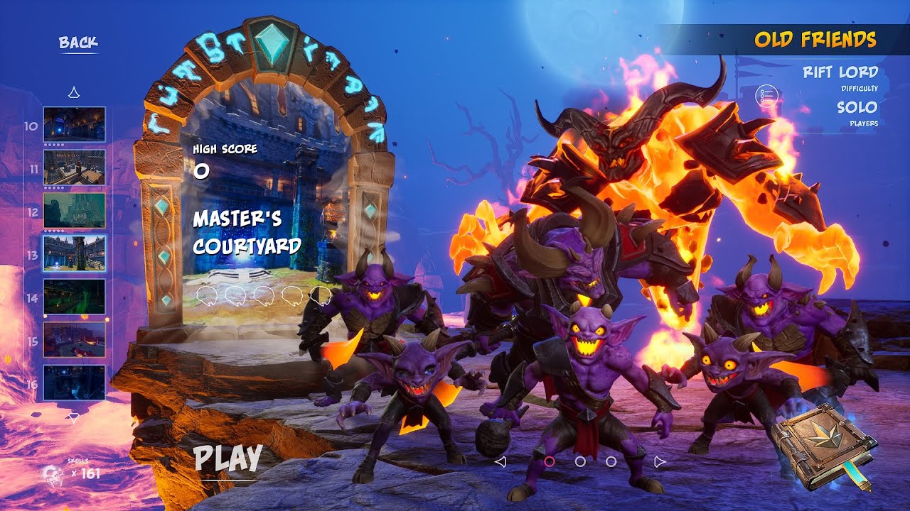OMD3 Only Default Traps and Weapons | Rift Lord | Master's Courtyard 5 Skull Perfect Orcs Must Die 3