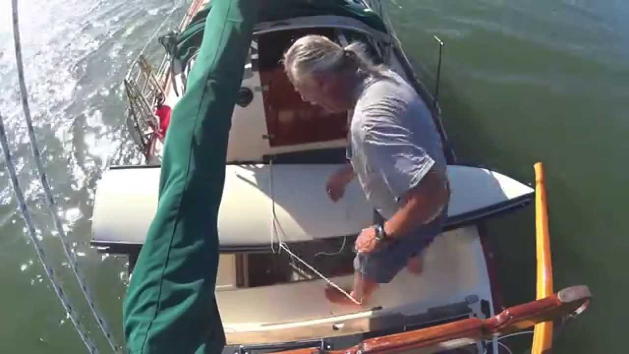 Porta Boat Set up at anchor