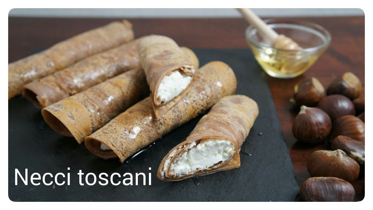 Necci toscani - Crepes con farina di castagne