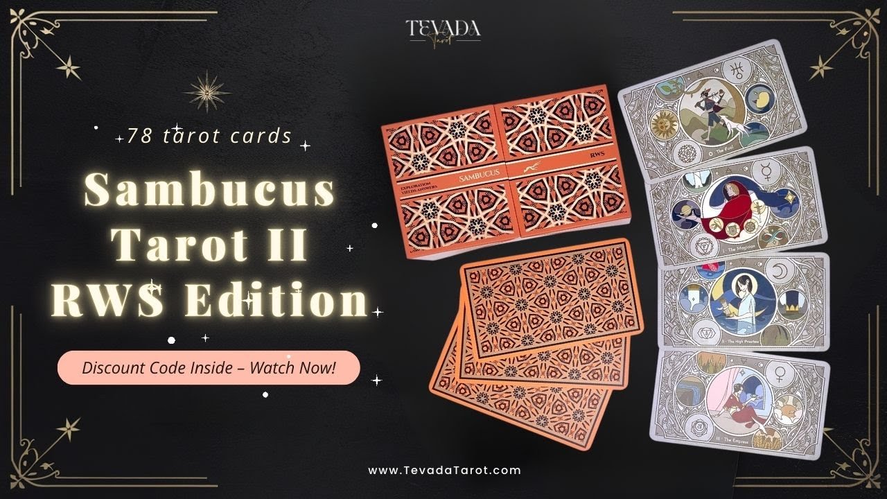 Flip Through - Sambucus Tarot II Rider-Waite – A Vintage Twist on Classic Intuition #timelessart