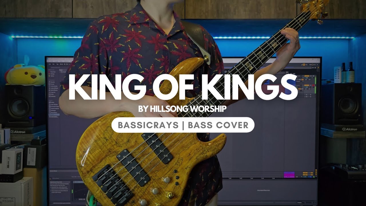 King of Kings (Chords In Description) | Hillsong Worship | Bass Cover (4K)