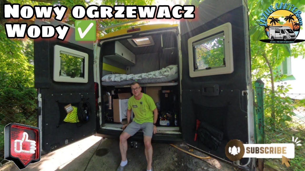 Nowy ogrzewacz wody LPG do kampera 