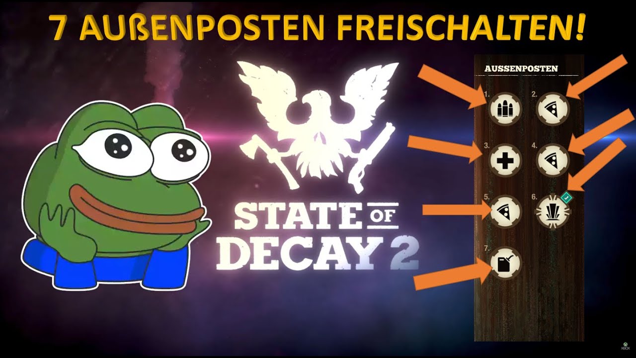 Wie bekomme ich sieben Au&szlig;enposten!? - Guide | State of Decay 2