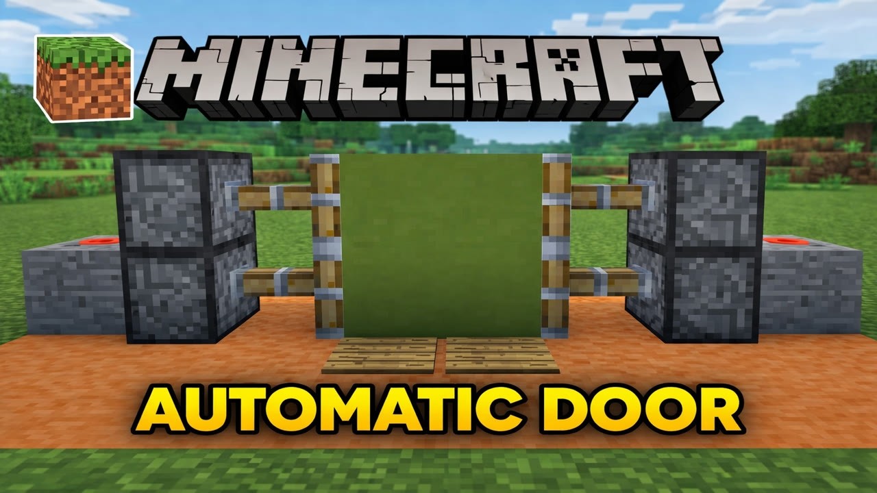 How To Make Automatic Door In Minecraft (2026)