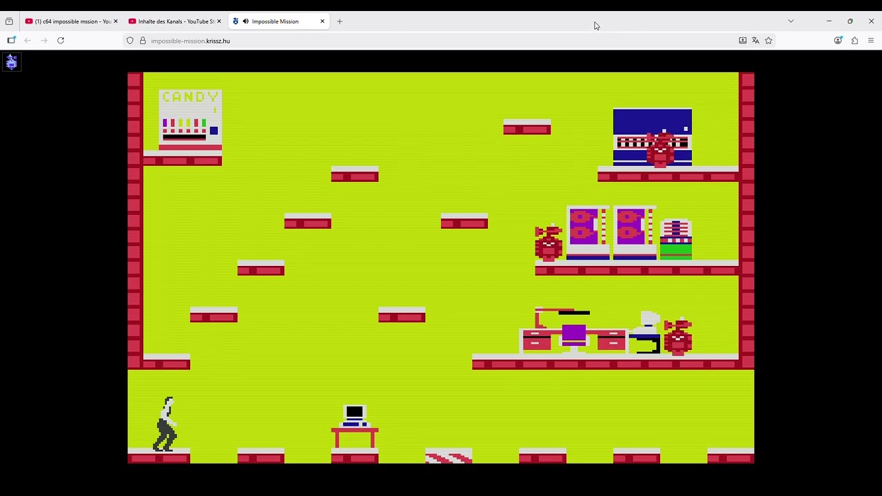 C64 Impossible Mission Room 16 