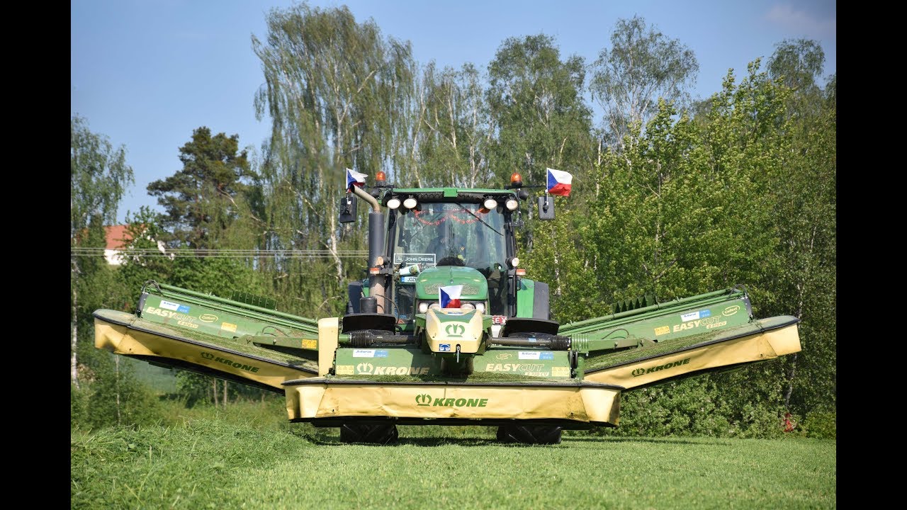 Senáže/ Grass Silage 2019 - John Deere 7930 & Krone EasyCut F 320 CV+ Krone EasyCut B 870 CV Collect