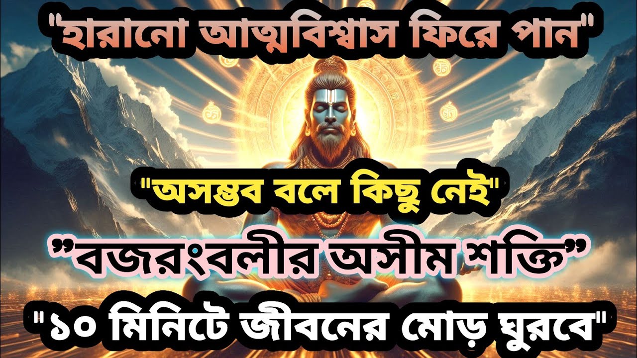 হনুমান জি-র এই শক্তিশালী কথাগুলো আপনার জীবনের মোড় ঘুরিয়ে দেবে | Hanuman Ji Motivation