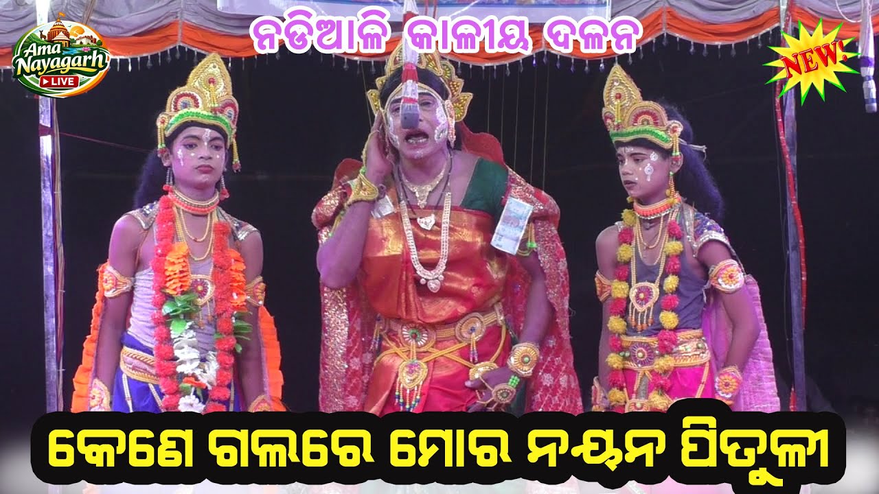 କେଣେ ଗଲରେ ମୋର ନନୟ ପିତୁଳୀ IINadiali Kaliya Dalana II Krushna Leela II Odia Natak