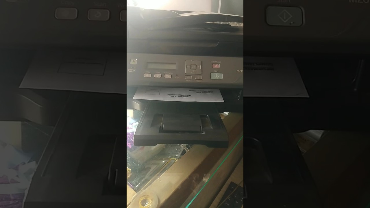 m205 xerox print switch start how