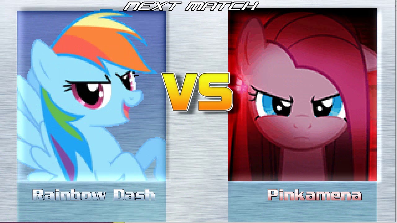 [Mugen 1.1] 9P and 12P MLP Rainbow Dash VS Pinkamena PC(AI) VS PC(AI)