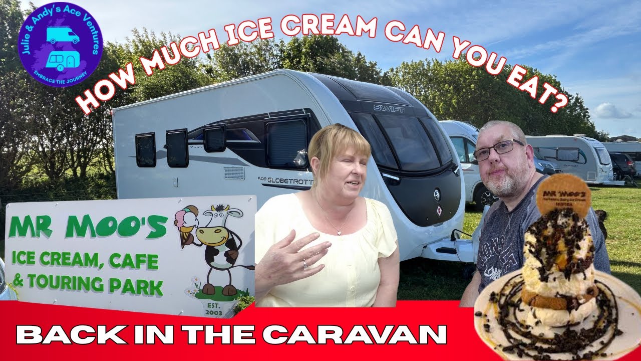 Ice Cream and Camping what else can you ask for at Mr Moo's