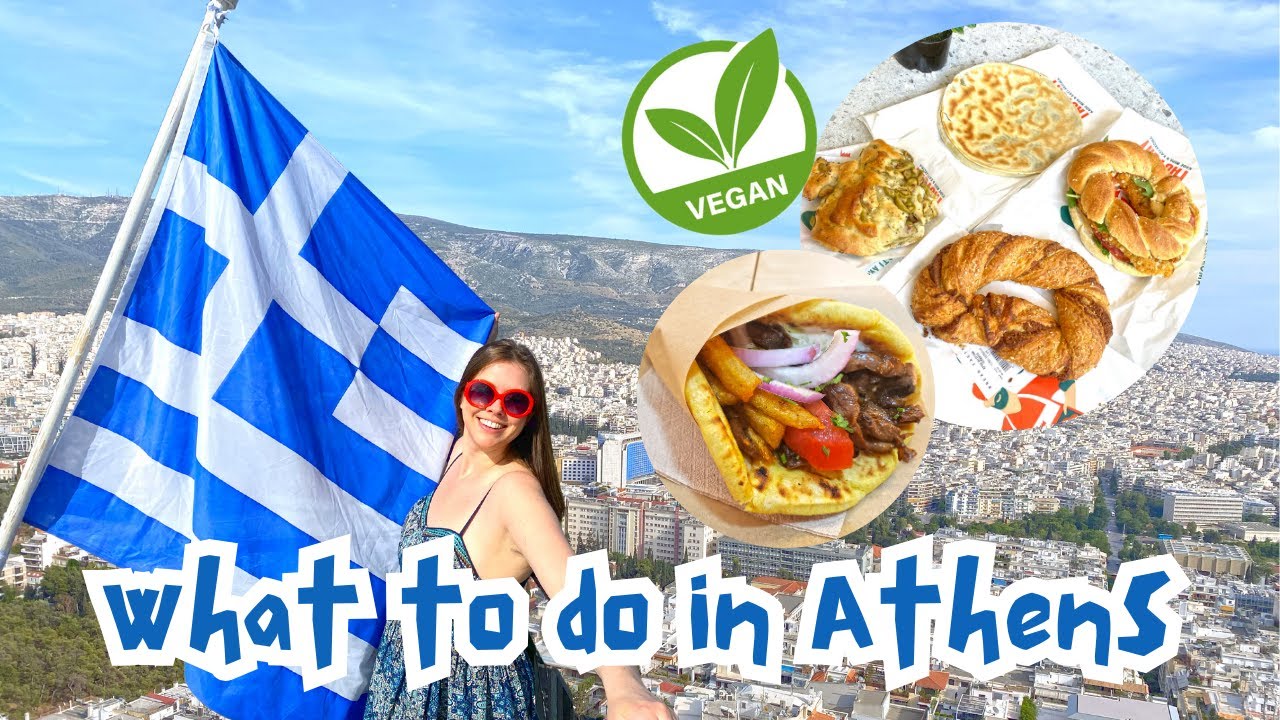 Exploring Lycabettus Hill and Eating Vegan Food in Athens, Greece