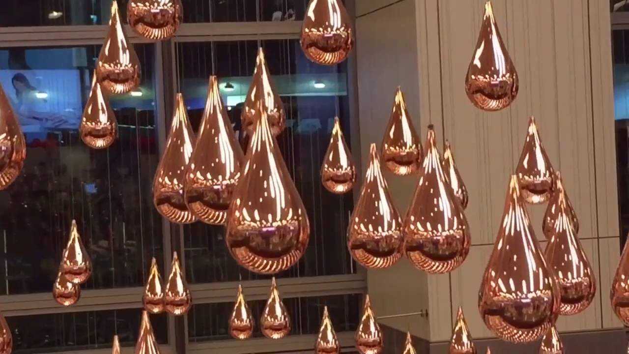 Kinetic Rain Art Installation - World's Largest Kinetic Sculpture