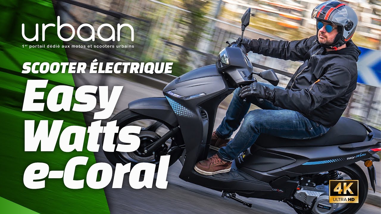 Essai easy-Watts e-Coral - scooter électrique - 2024 - urbaanews