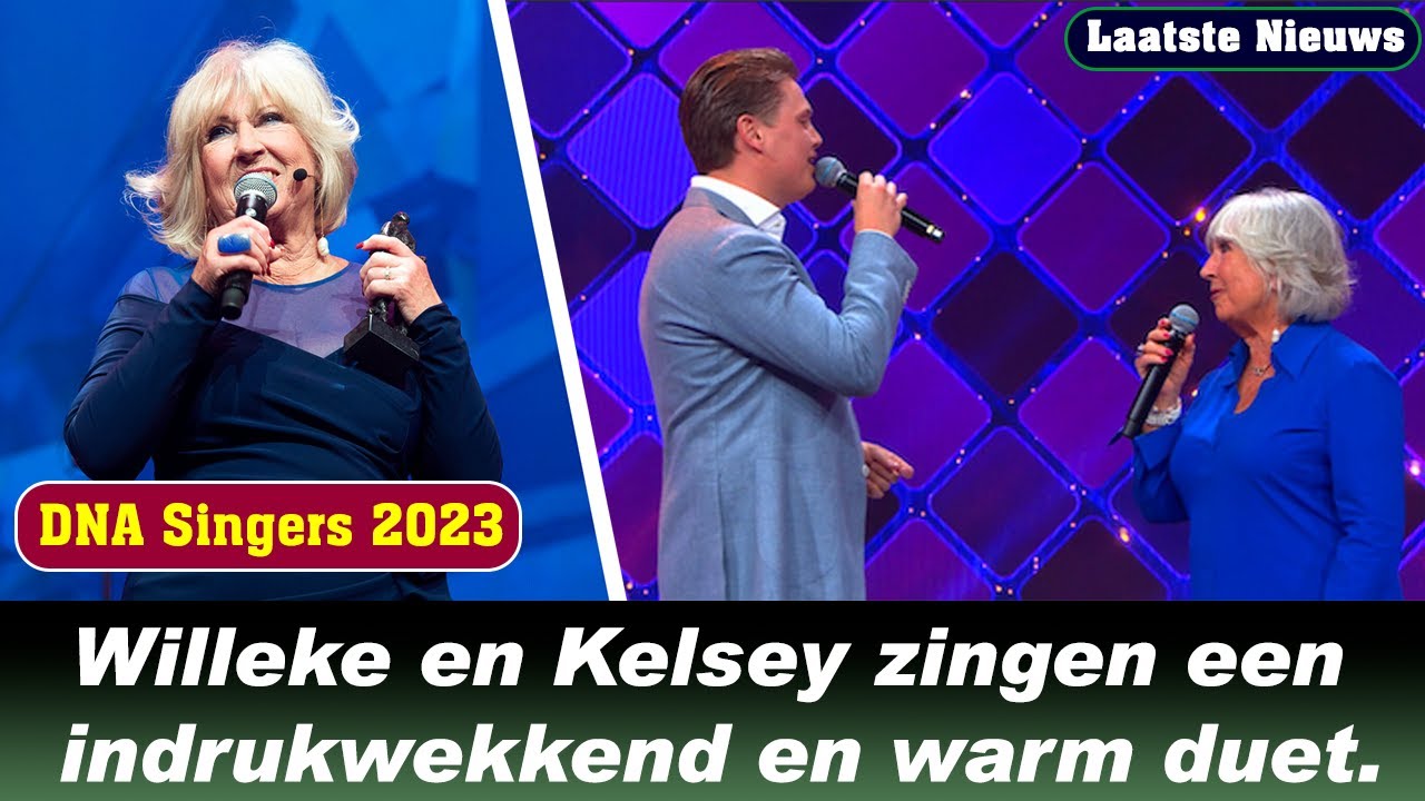 DNA Singers 2023: Willeke Alberti en achterneef Kelsey brengen een indrukwekkend en warm duet.