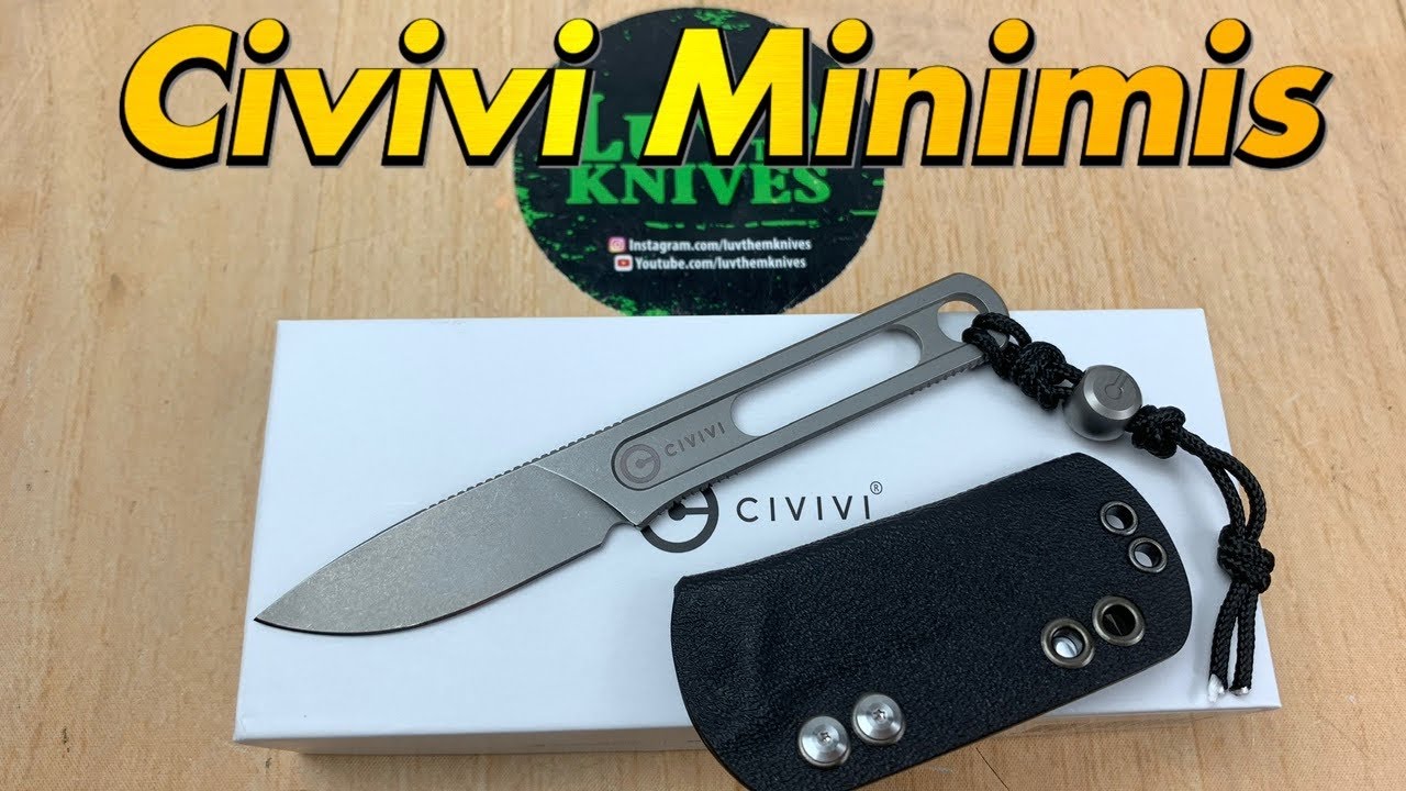 Civivi Minimis  the versatile mini fixed blade EDC !