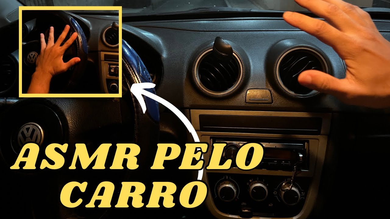SAI NA RUA A NOITE E FIZ ASMR PELO CARRO