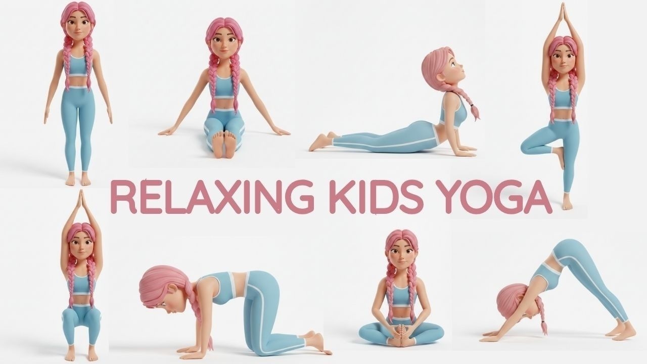 Yoga for Kids  Yoga for Relaxing & Relieve Tired Legs & Get Super Flexible! Poses for Children