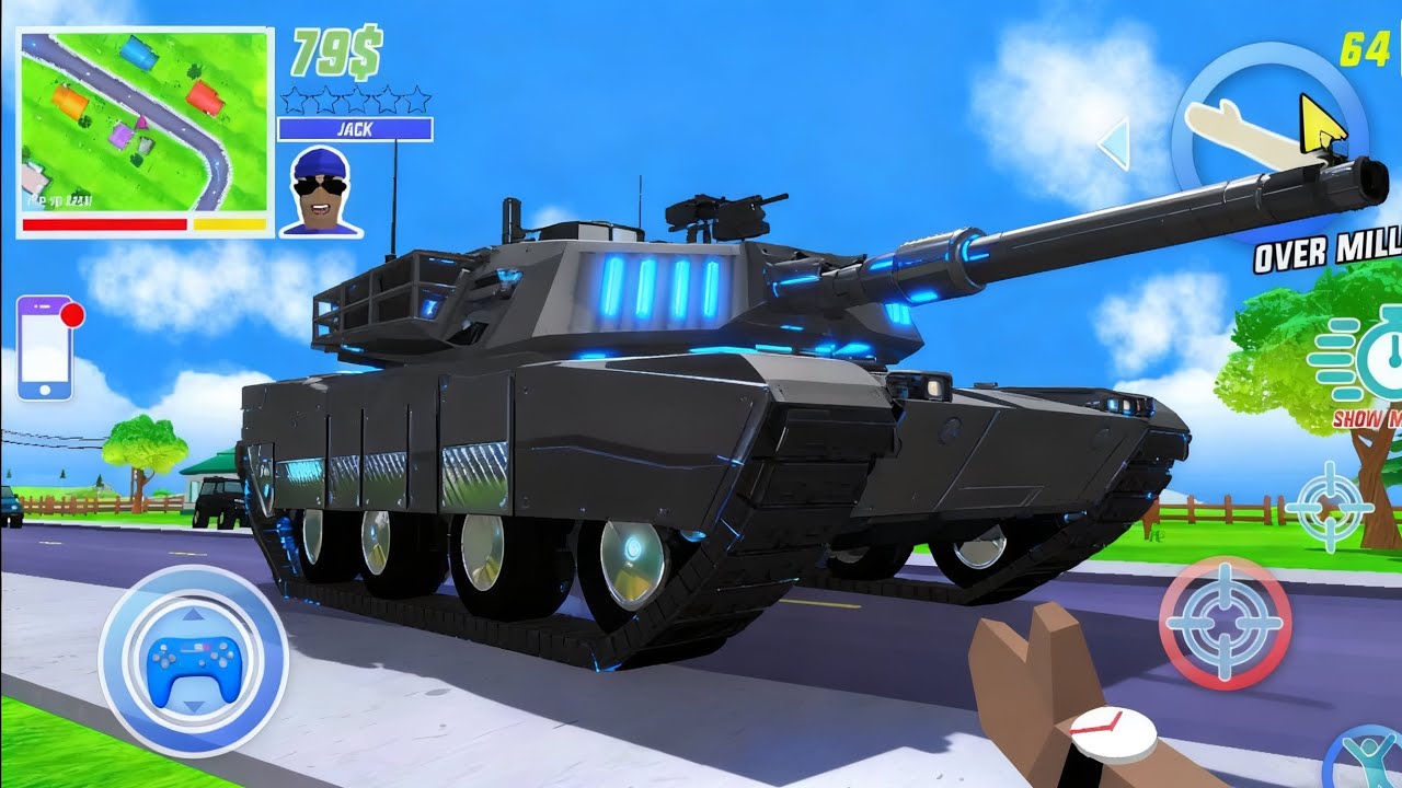 Dude Pinjam Mobil Tank Rici