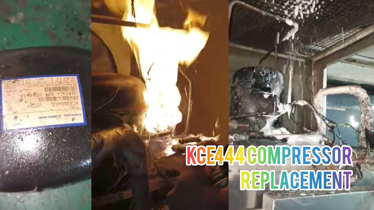 How to replace the compressor kce444compressor in a 500ltr vertical fridge.@COOLPOINT07 #deepfreezer