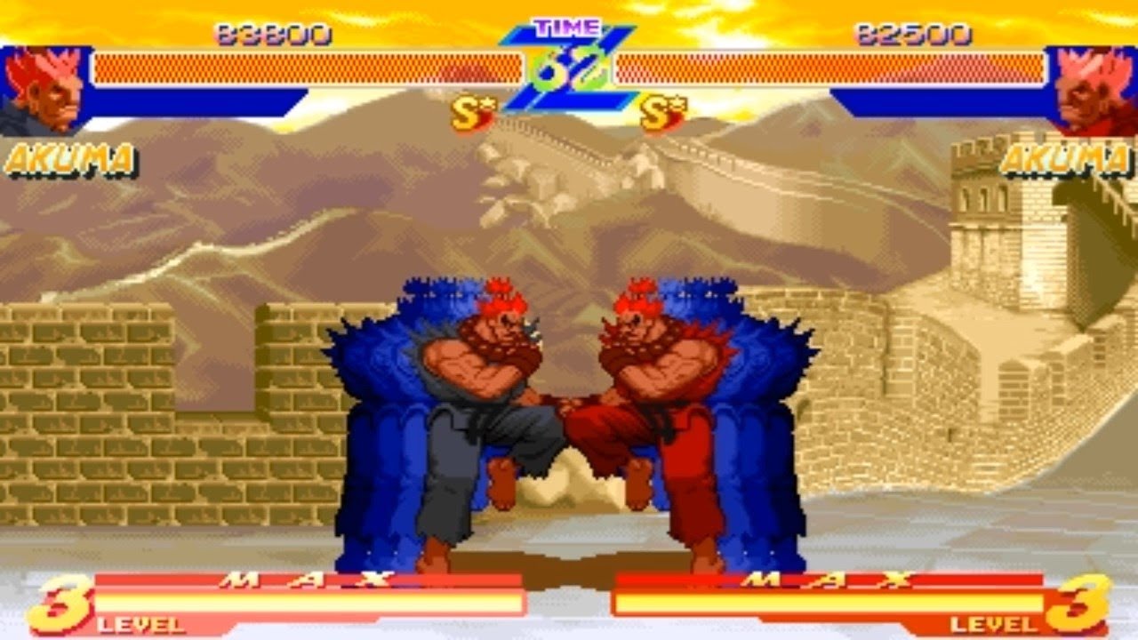 [TAS] Akuma VS Akuma (Street Fighter Zero)