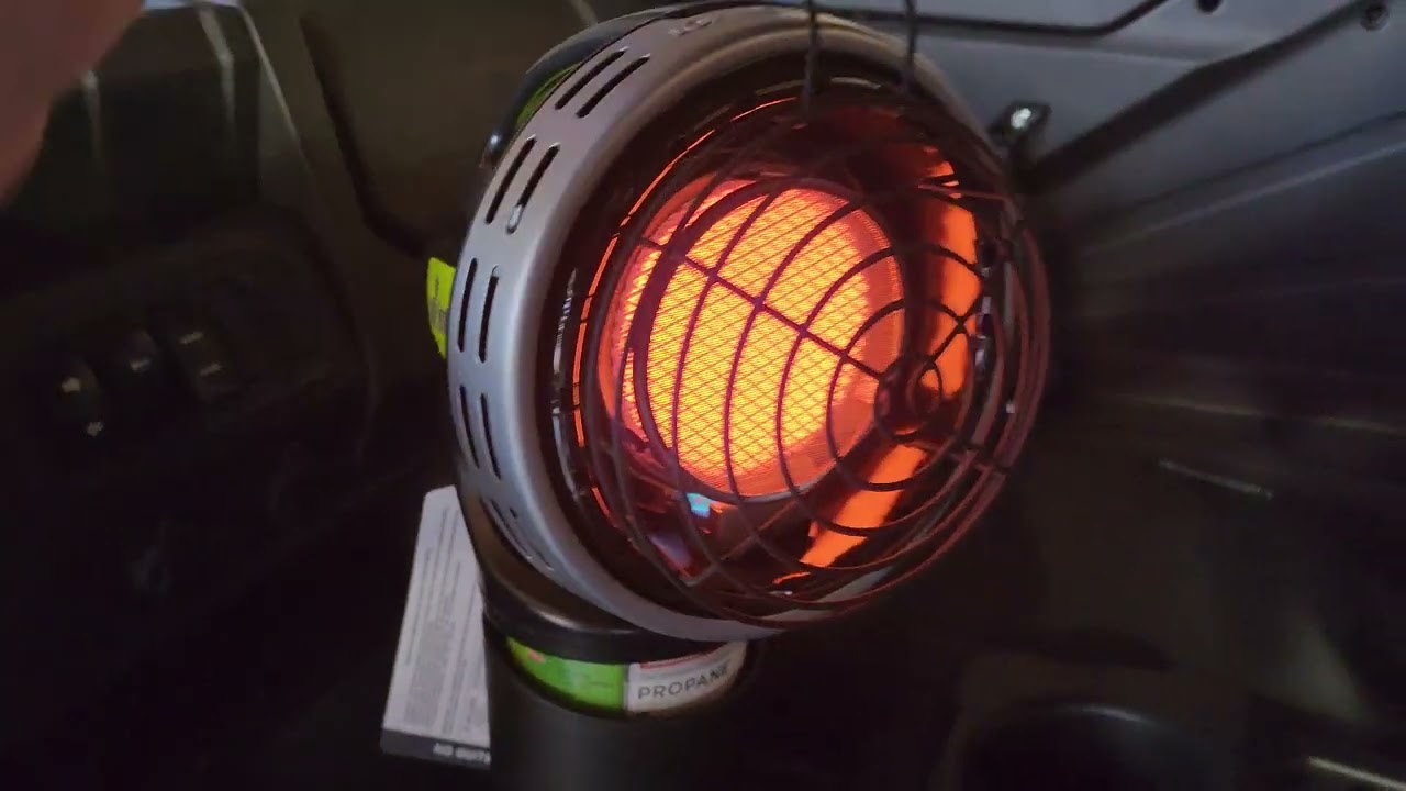 CFMOTO Uforce 1000 with Mr. Heater golf cart buddy and other accessories