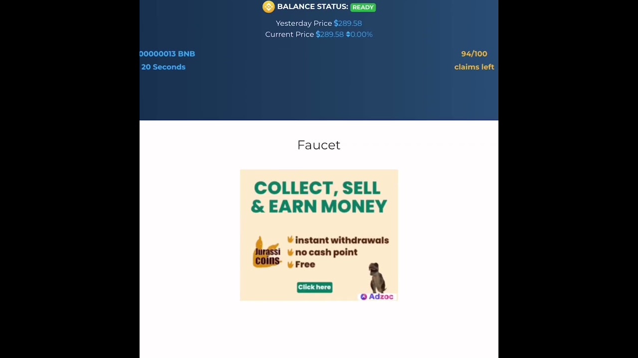 Faucet Claim BNB,BTC,TRX,&hellip; in 20s🧐 link👉🏻