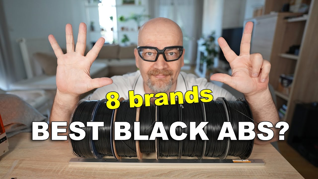 What is the best ABS filament? 8 black ABS brands tested