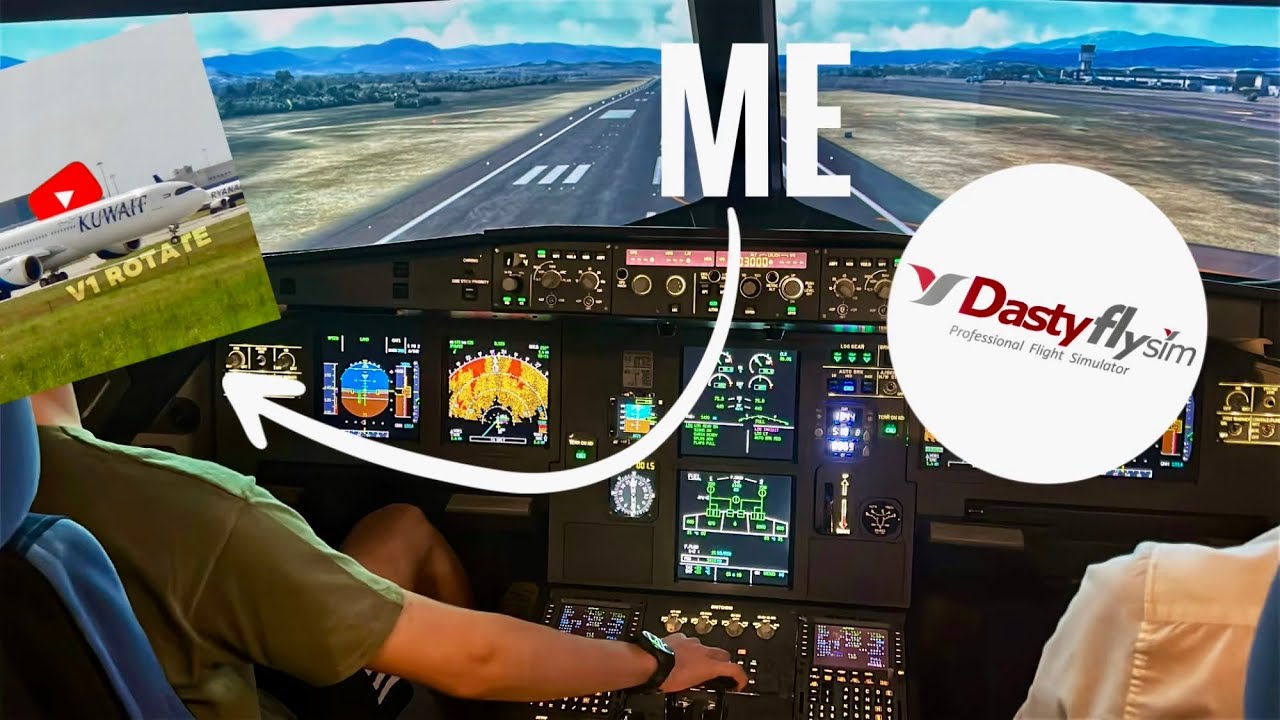 Landing Perfection: A320 Final Approach at DastyFlySim ✈️