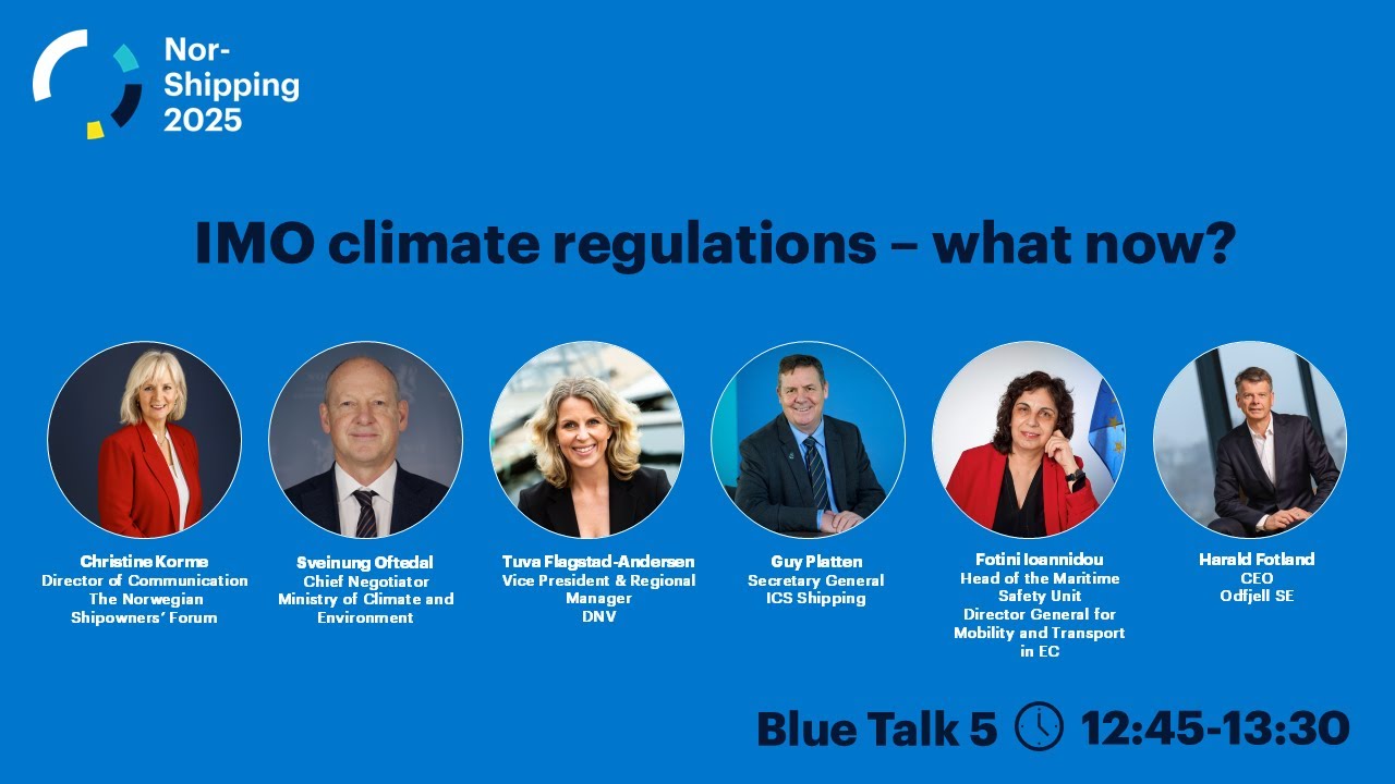 Blue Talk 5 - IMO climate regulations - what now?