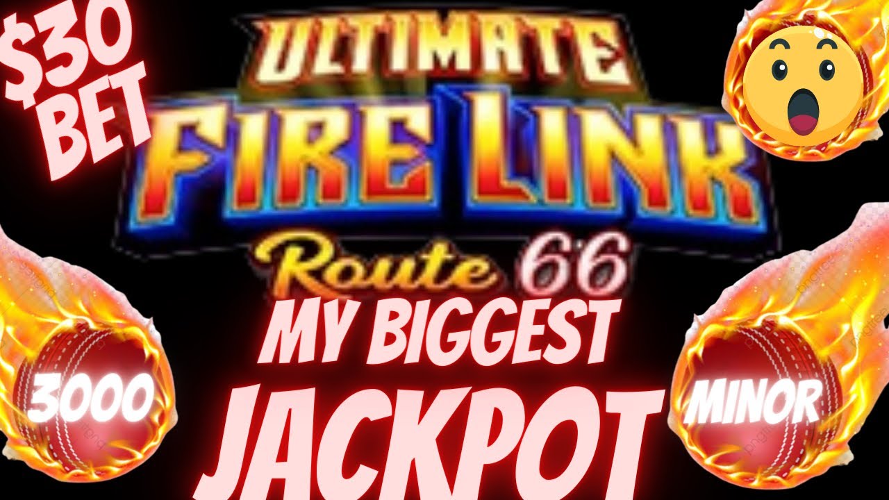 🤩 MY BIGGEST JACKPOT $30 BETS ON ULTIMATE FIRE LINK ROUTE 66 LIVE PLAY HAND PAY 🤩