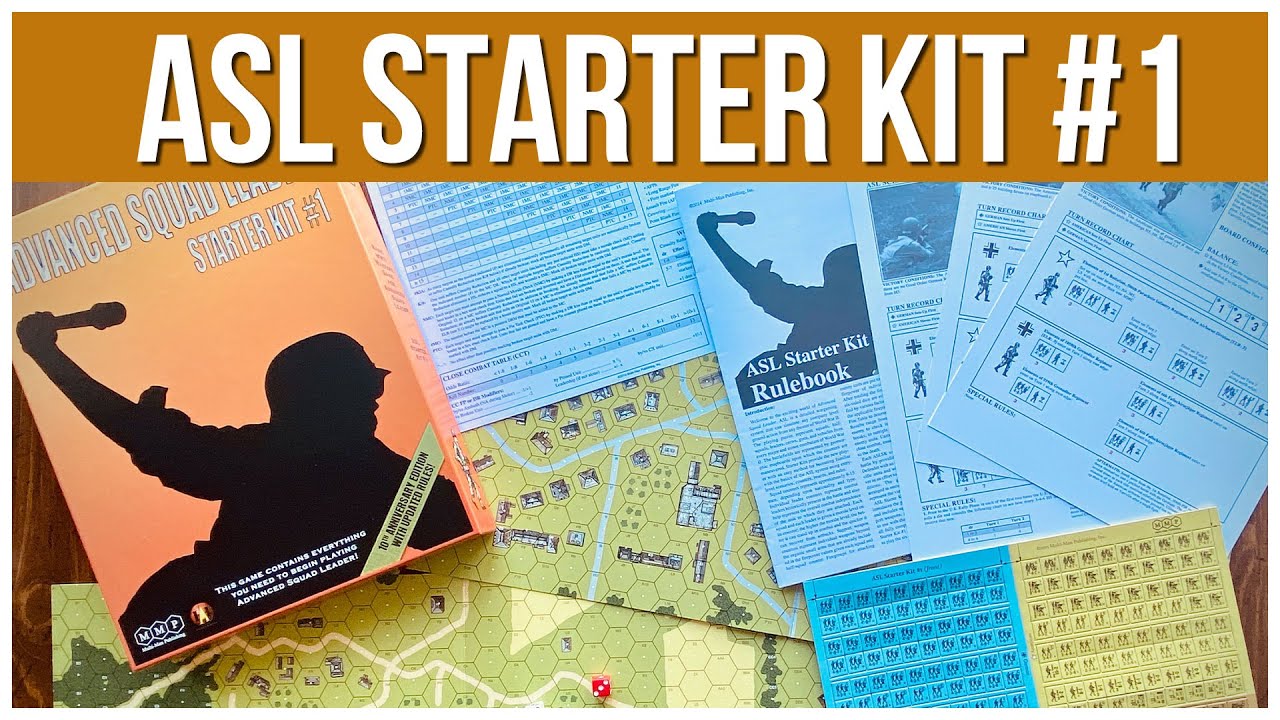 Advanced Squad Leader (ASL) Starter Kit #1 (SK 1) Unboxing / Multi-Man Publishing (MMP) | Wargame