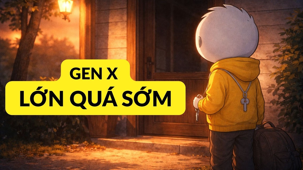 Tâm lý học Gen X: Khi sự tự lập quá sớm trở thành một loại gánh nặng cảm xúc.