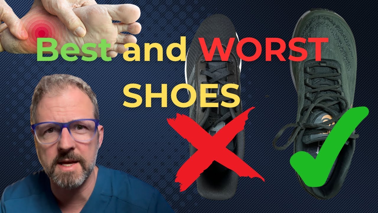 Best and WORST shoes for plantar fasciitis - 4 things to AVOID.