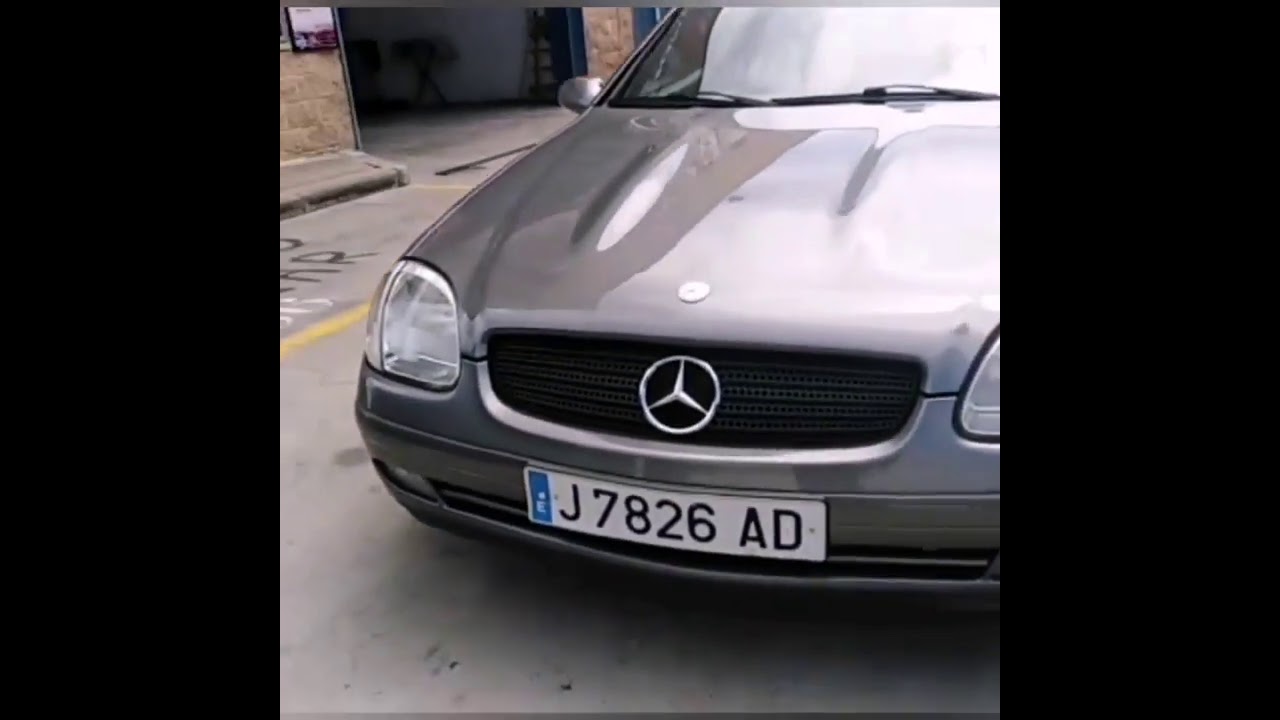 Pintura antracita Mercedes slk