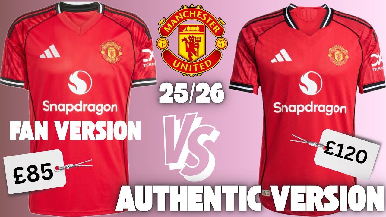Manchester United 2025/26 Shirt Review: Authentic vs. Fan Version Replica – Is It Worth the Price?