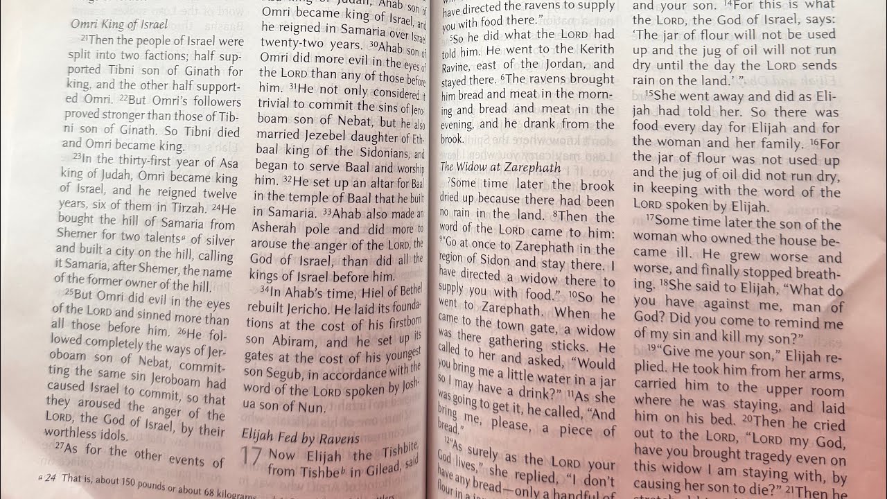 1 Kings chapter 17