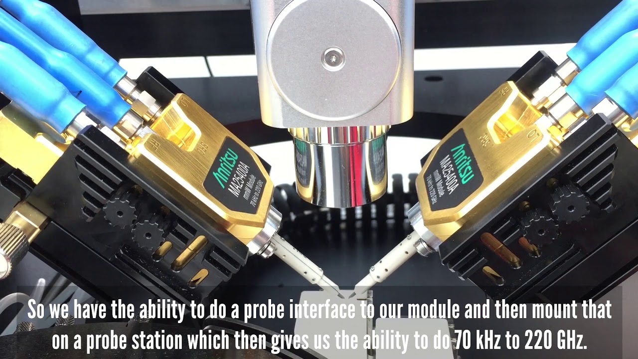 Performing On-wafer Measurements from 70 kHz to 220 GHz using the VectorStar ME7838G VNA