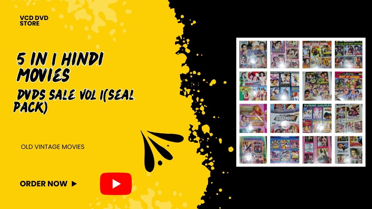 5 IN 1 Hindi Movies DVDs Sale Call WhatsApp 9874232214 #sale #dvd #hindicinema #bollywood #movie