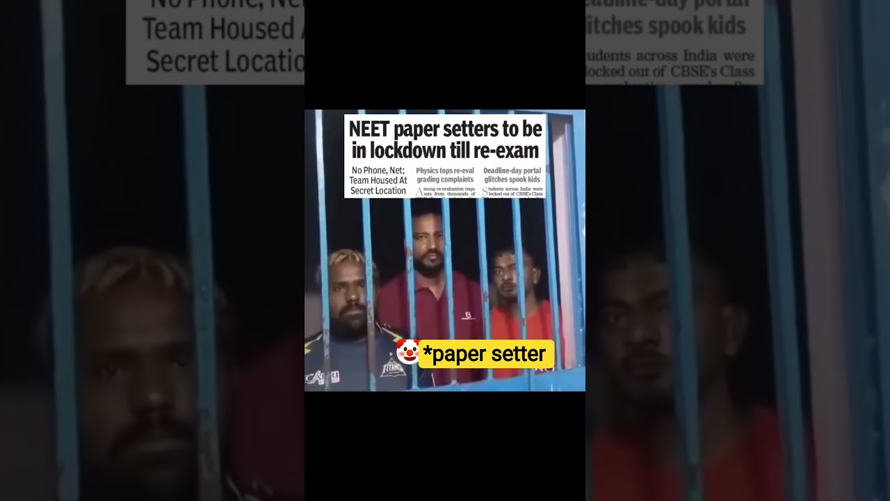 Nta setter are in lockdown 🤡⚰️#neet#reneet#neet2026#ntascam#viral#shorts