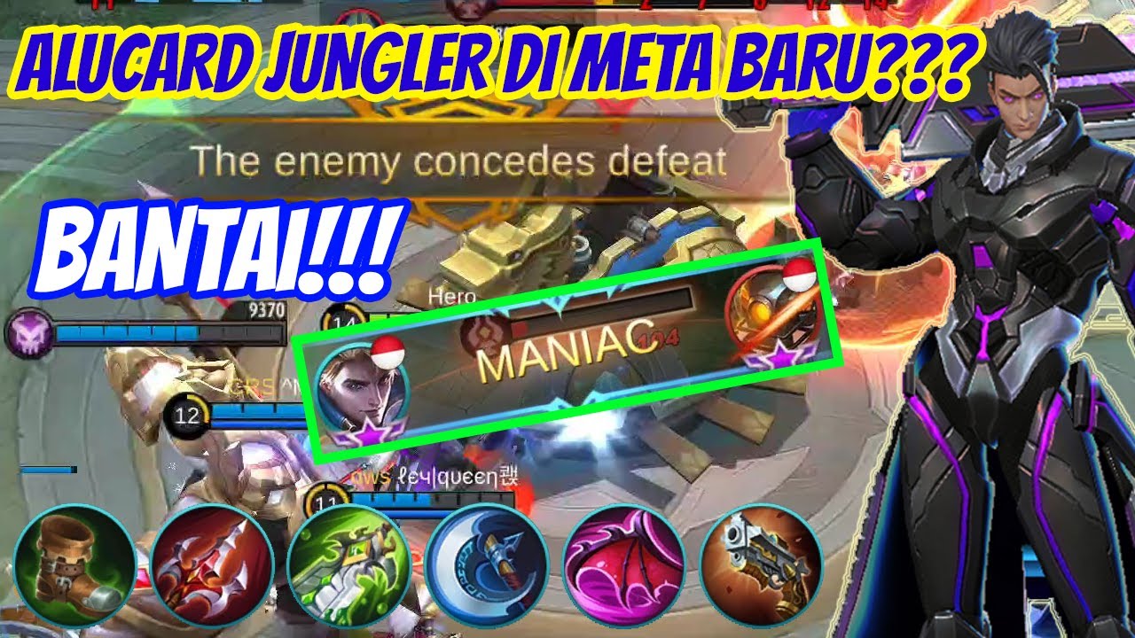 Alucard Disuruh Jadi Jungler? Langsung Bantai Sampe Musuhnya Surrender!!! BadGamer