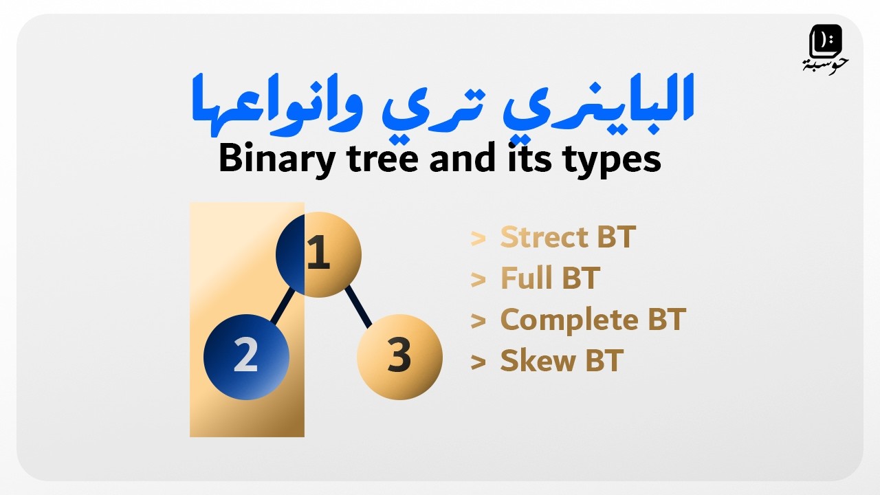 DSA#111-Binary Tree and its types | الباينري تري وانواعها