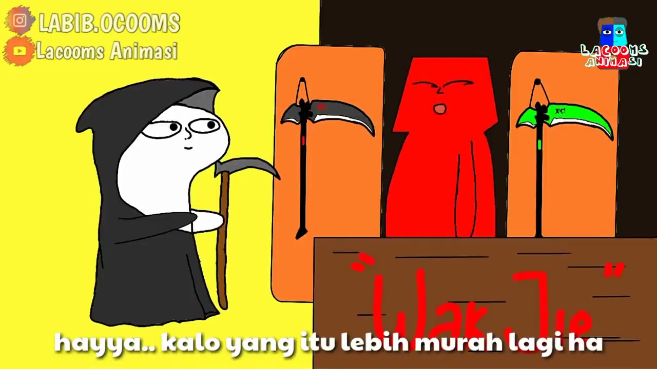 Martin Si Malaikat Magang @Vernalta Beli Sabit Baru   Animasi Lucu Bikin Ngakak
