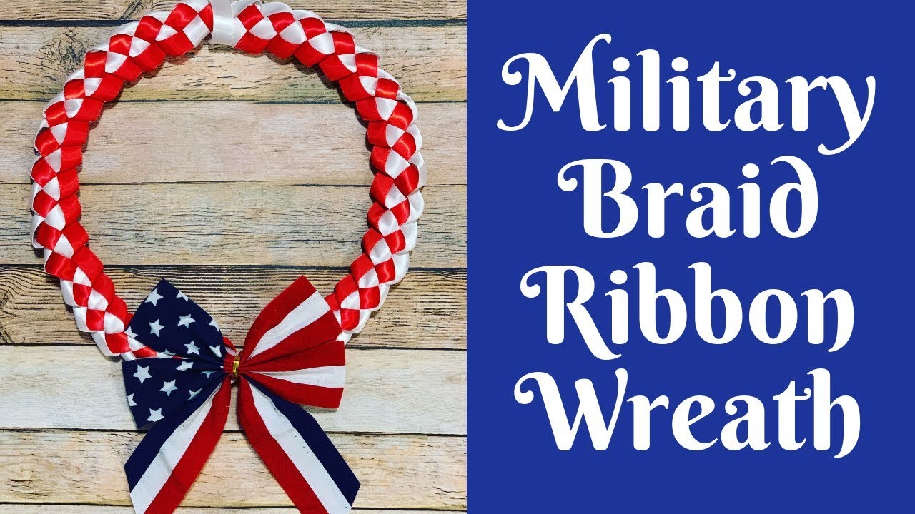 Wonderful Wreaths: Military Braid Ribbon Wreath