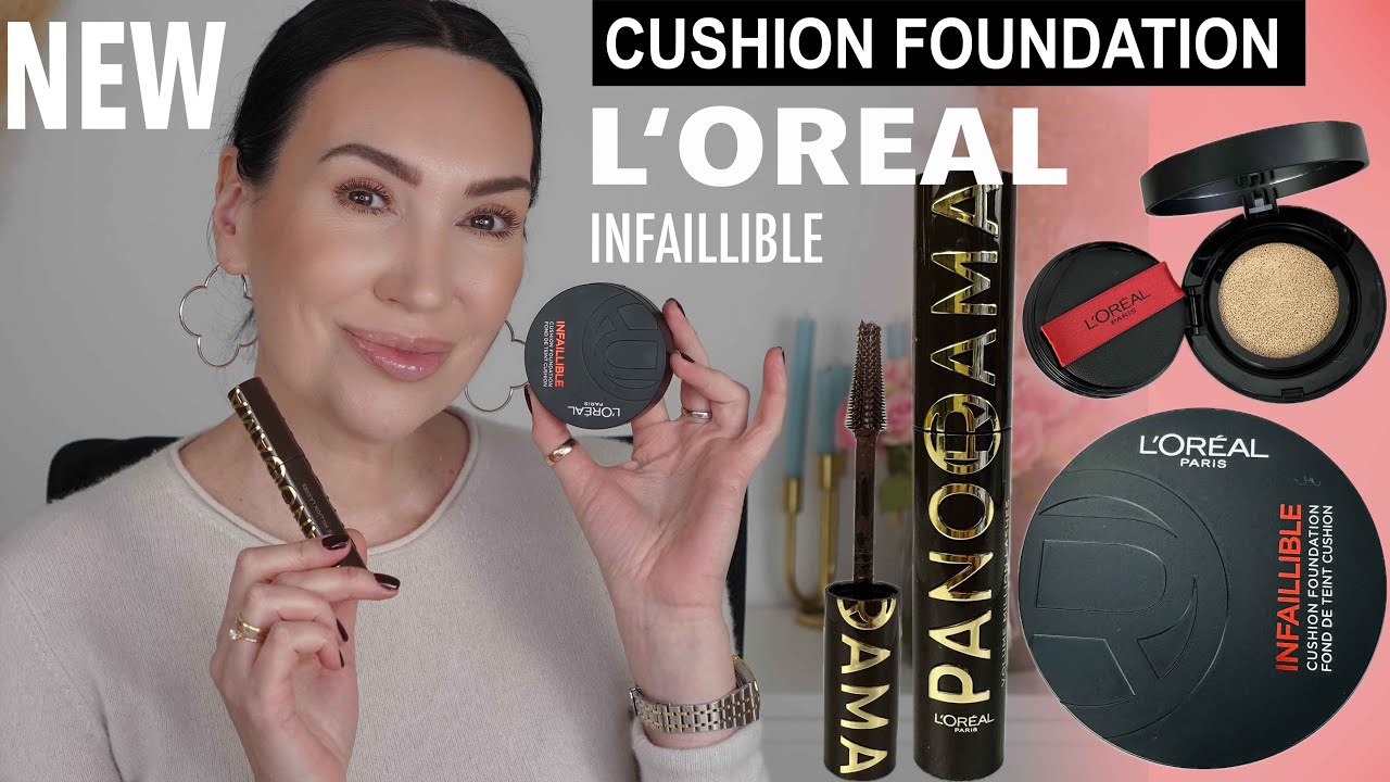 DIE BESTE FOUNDATION DES JAHRES ‼️ LOREAL INFAILLIBLE CUSHION & PANORAMA MASCARA #makeup