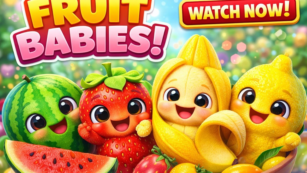 FRUIT BABIES! 🍎🍌🍓 | Cute 3D Animation