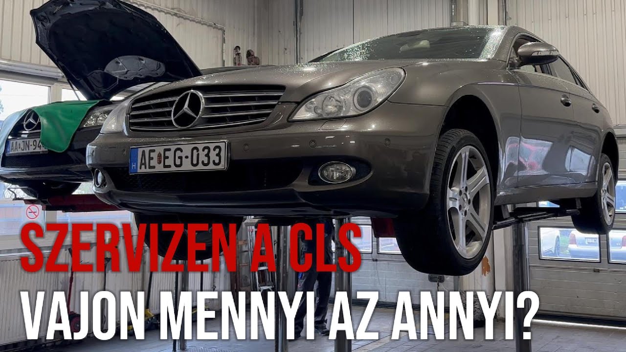 ELSŐ SZERVIZEN A CLS 500 - AutóSámán