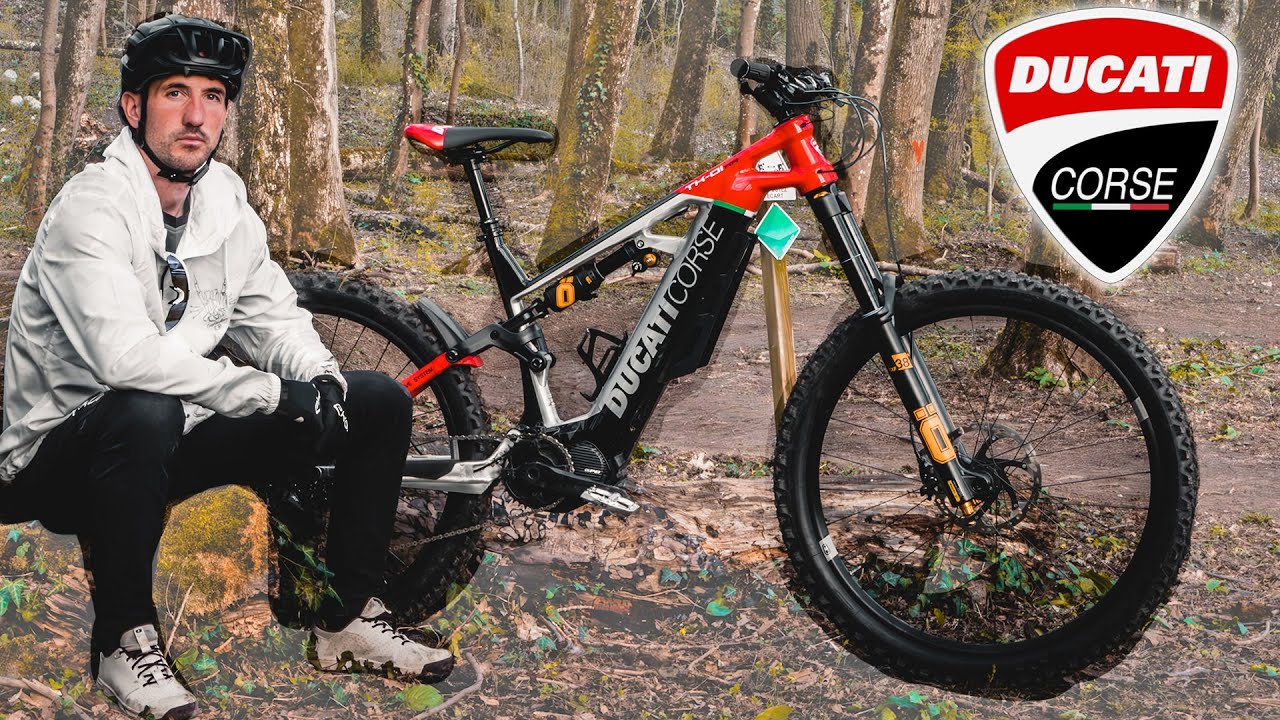 DUCATI SORT CE NOUVEAU VTT ELECTRIQUE  !! (TK 01 RR)