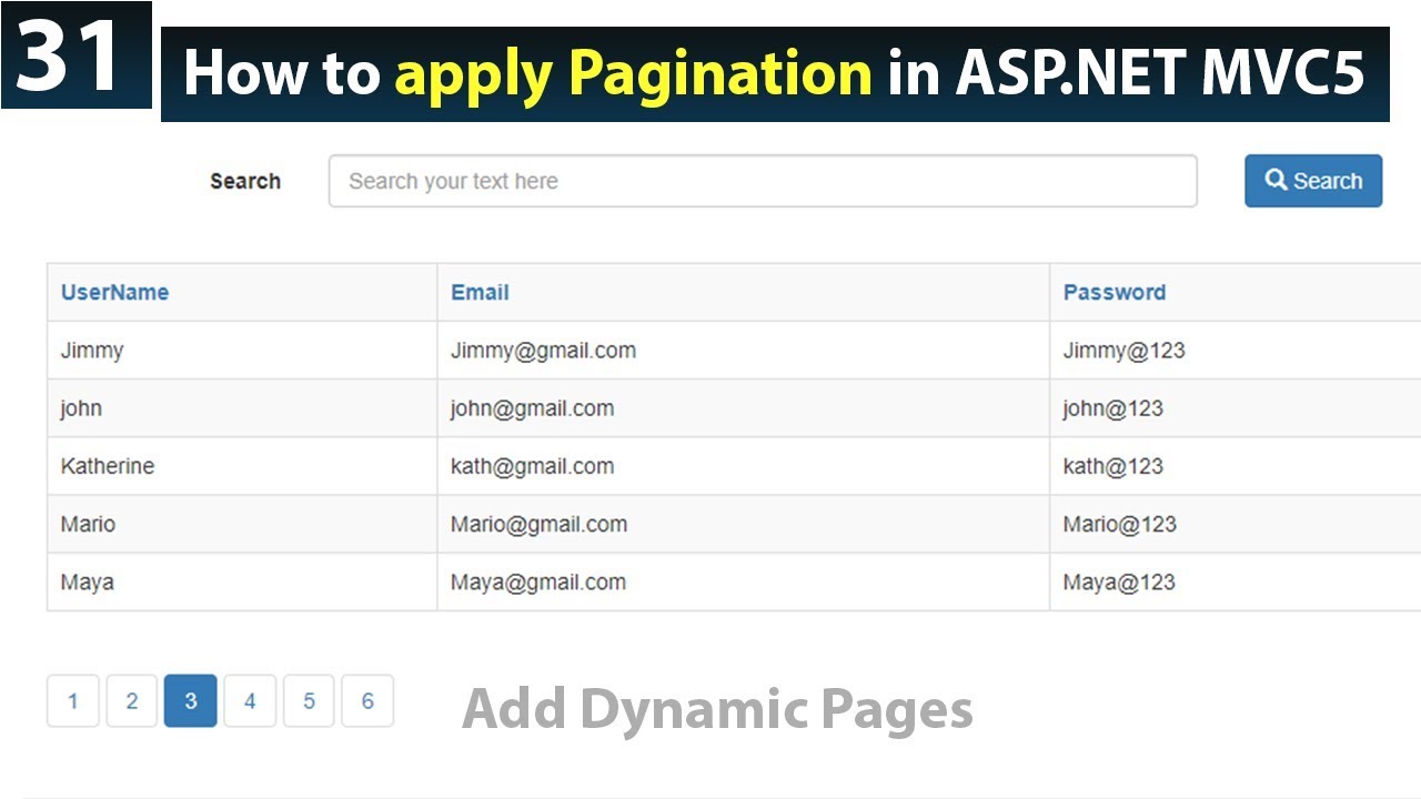 How to add Paging Functionality in ASP.NET MVC 5-ASP.NET MVC 5 Tutorials in Urdu/Hindi - Class 31