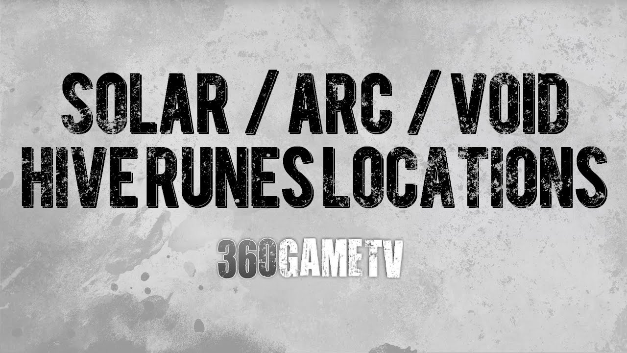 Bladed Path Quest ALL SOLAR / ARC / VOID Hive Rune Locations Lost Sector SECOND ATTUNEMENT Destiny 2